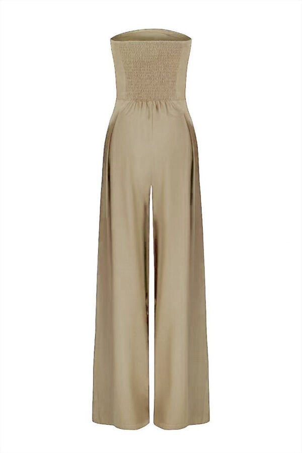 Loose Tube-top Jumpsuit Ins Fashion Backless Wide Leg Long Pants - Image 7