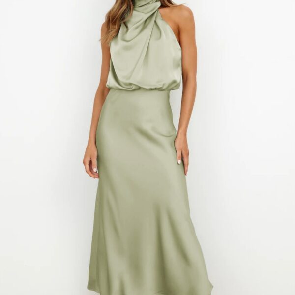 Summer Sleeveless Dress Ins Fashion Elegant Evening Party Club Clothing For Women - Image 5